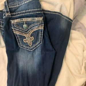 Rick Revival woman's boot cut jeans.